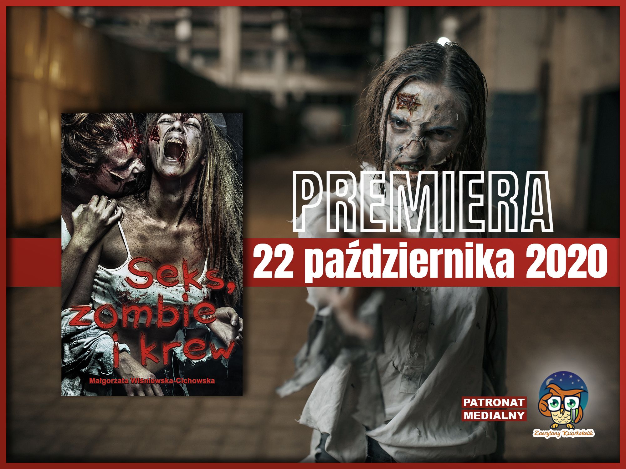 Seks, zombie i krew, Małgorzata Wiśniewska-Cichowska zaczytanyksiazkoholik.pl