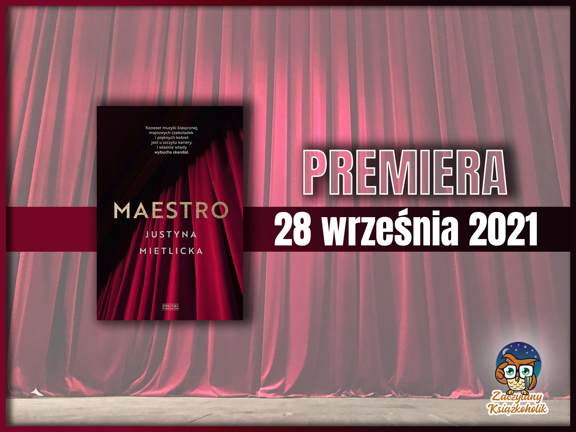 Maestro, Justyna Mietlicka, zaczytanyksiazkoholik.pl