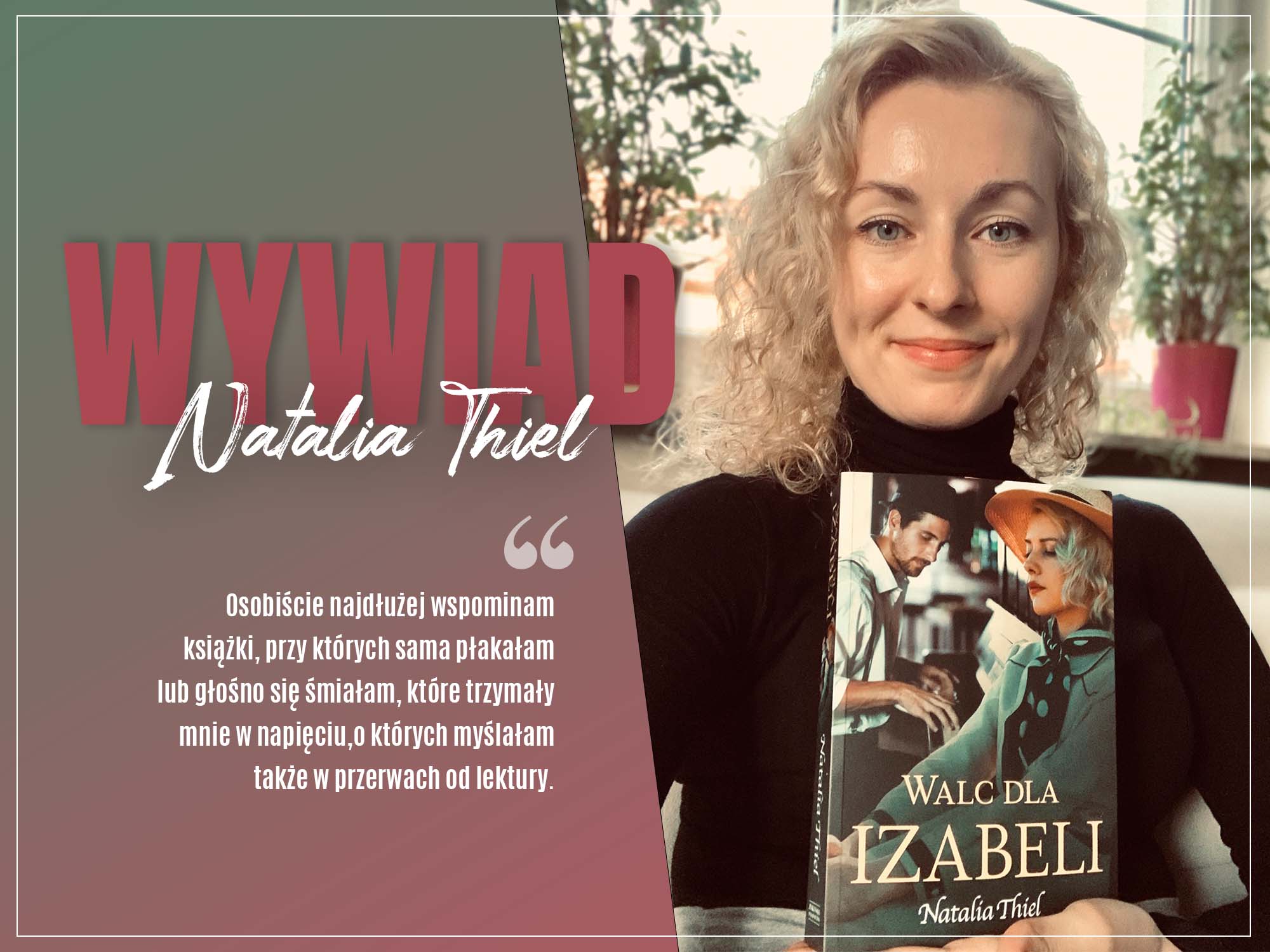 Wywiad - Natalia Thiel - ZaczytanyKsiazkoholik.pl