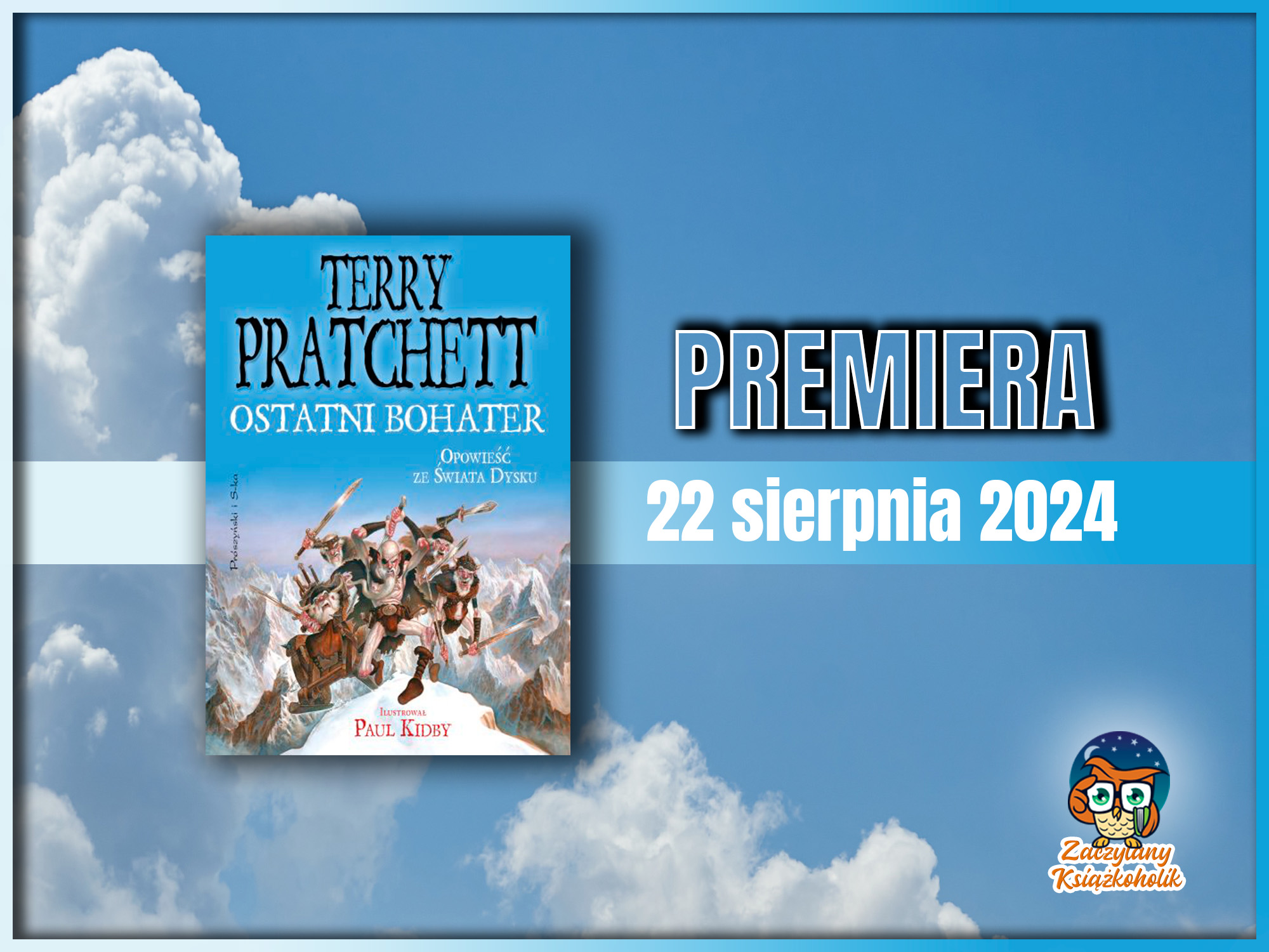 Ostatni bohater - Terry Pratchett - zaczytanyksiazkoholik.pl